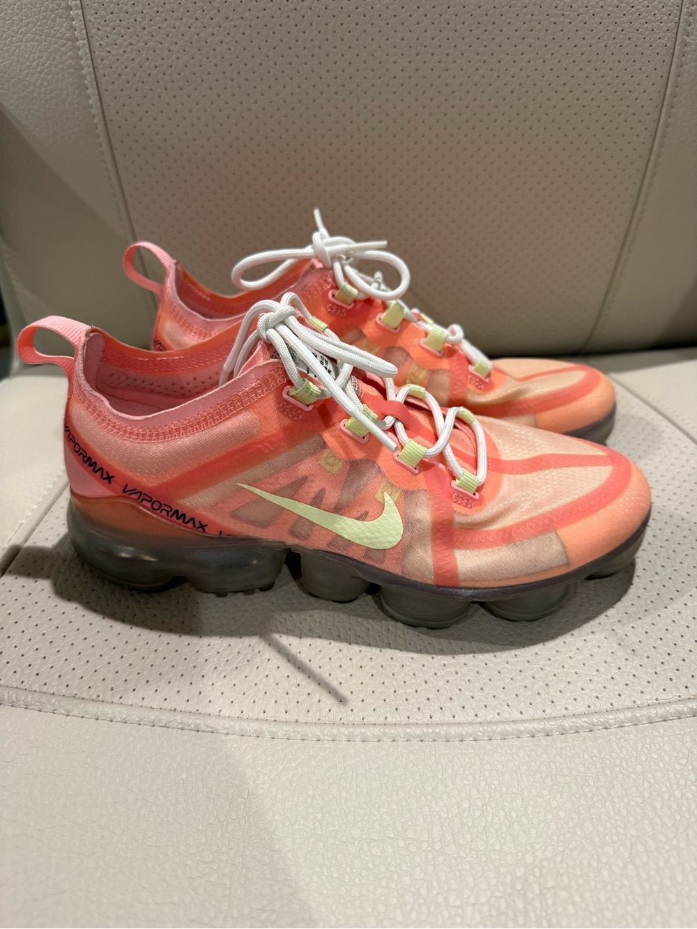 Size 6.5 - Nike VaporMax Coral Pink Women’s Running Shoes